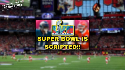 Social media post claiming Super Bowl is scripted