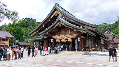 Getty Images Renowned as one of Japan's "power spots", Izumo Taisha shrine is a popular place to get married (Credit: Getty Images)