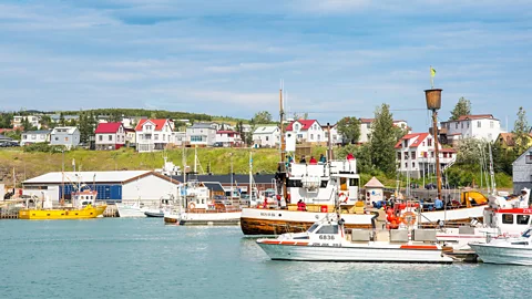 Getty Images The charming town of Húsavík is also known as the whale capital of Europe (Credit: Getty Images)