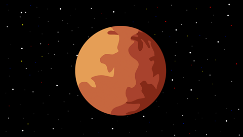 An illustration of Mars