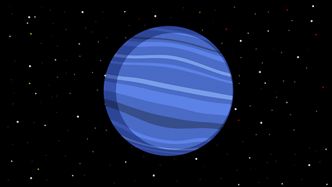 The planet Neptune