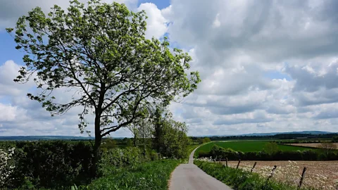 Getty Images There are several old fossil fuel wells near the rural North Yorkshire village of Kirby Misperton in the UK (Credit: Getty Images)