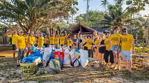 Ron Emmons Visitors can play their part by helping with Trash Hero's Saturday beach clean ups (Credit: Ron Emmons)