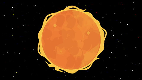 An illustration of the Sun