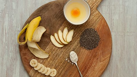 Egg replacements in pancakes