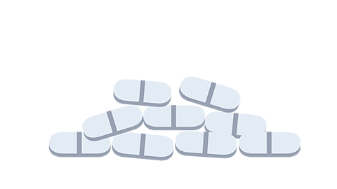 A pile of pills.