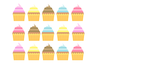 15 cupcakes. 