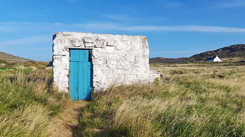 - Julie Diamond There's no electricity on the island and the hostel has a compost toilet in an outhouse (Credit: Julie Diamond)