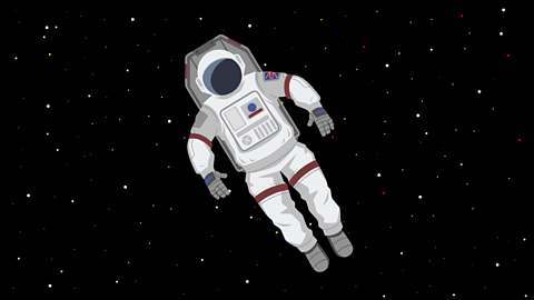 An illustration of an astronaut in a spacesuit