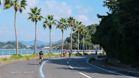 Zinara Rathnayake Shimanamai Kaido is safe and easy to navigate, with luggage delivery services and bicycle repair shops along the way (Credit: Zinara Rathnayake)