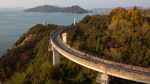 Alamy The idyllic route takes in some of the world's longest suspension bridges (Credit: Alamy)