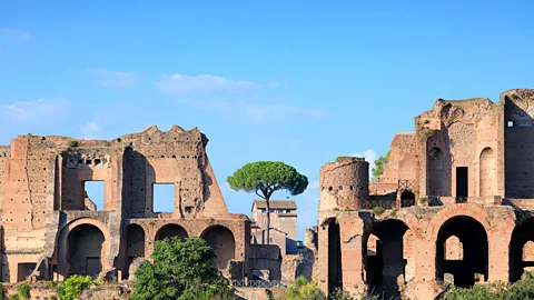 Alamy The Palatine Hill is the mythological birthplace of Rome, and home to countless testaments to its history (Credit: Alamy)