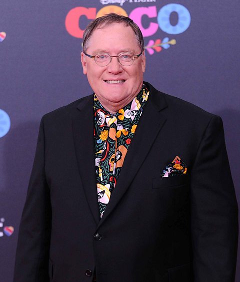 John Lasseter stood on the red carpet at the premier of Disney's 'Coco'