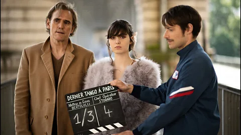 Kino Lorber Being Maria stars Matt Dillon as Marlon Brando and Anamaria Vartolomei as Schneider (Credit: Kino Lorber)