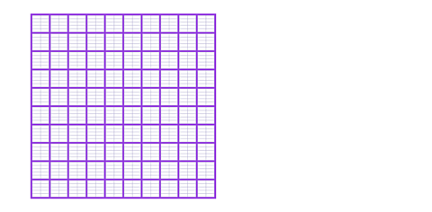 A 1000 square grid.