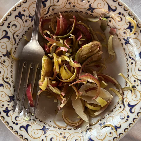 Catherine Bennett The violet artichokes are a local delicacy that's recognised by Italy's Slow Food presidium (Credit: Catherine Bennett)