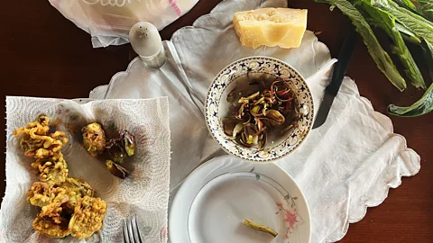 Catherine Bennett The vegetable can be prepared in a variety of ways, from deep fried to eaten raw in a salad (Credit: Catherine Bennett)