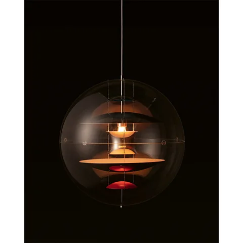 Joe Kramm of Space Age Movement is now popular again - as shown, Verner Panton's Globe Light (1969) (Credit: Joe Kramm)