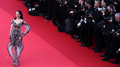 Getty Images Jury member Eva Green attended the Kinds of Kindness red carpet in a striking and revealing look (Credit: Getty Images)
