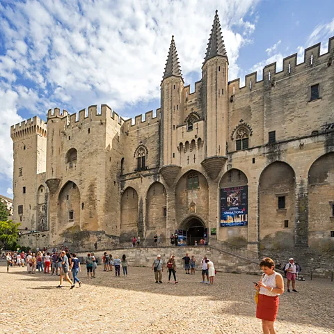 Getty Images The Palais des Papes in Avignon is the largest Gothic palace ever built (Credit: Getty Images)