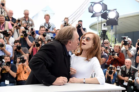 Getty Images Depardieu's last appearance at Cannes was in 2015 alongside Isabelle Huppert for the film Valley of Love (Credit: Getty Images)