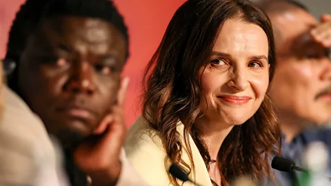 Getty Images Cannes jury president Juliette Binoche said Depardieu was "no longer sacred" on the opening day of the festival (Credit: Getty Images)