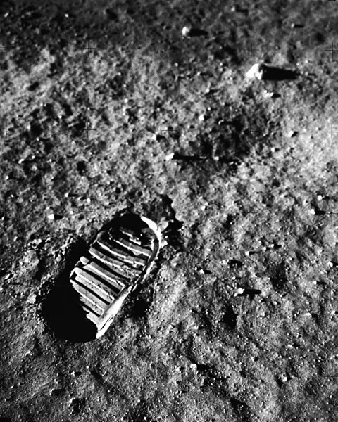 Nasa The heritage that archaeologists want to protect includes the footprints left on the Moon by the Apollo astronauts in the 1960s and 70s (Credit: Nasa)