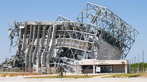 Alamy It is already too late to save some important space infrastructure; this hangar at Cape Canaveral was demolished in 2008 (Credit: Alamy)
