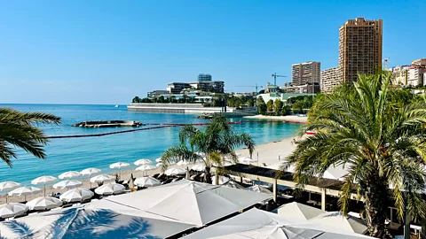 Chrissie McClatchie A quarter of Monaco is built on reclaimed land, including beachfront Larvotto and the new Mareterra district (Credit: Chrissie McClatchie)
