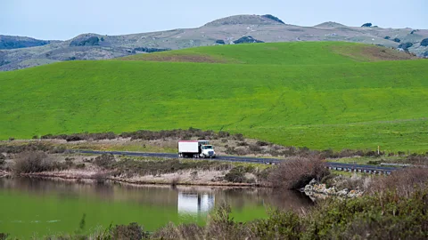 Getty Images Atmospheric rivers can bring destruction – but they also replenish California's reservoirs, and help prevent droughts (Credit: Getty Images)
