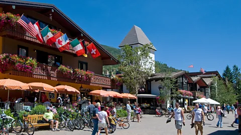 Alamy Vail, Colorado is marketing itself as a European-style alternative to US travellers (Credit: Alamy)