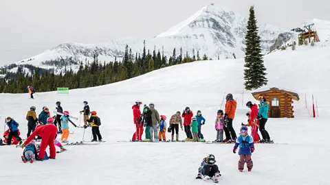 Getty Images Big Sky, Montana, is known for skiing and snowboarding in winter and hiking and sightseeing in the warmer months (Credit: Getty Images)