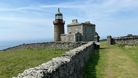 Mike MacEacheran Visitors can access the lighthouses and historic ruins on walking trails around the island (Credit: Mike MacEacheran)