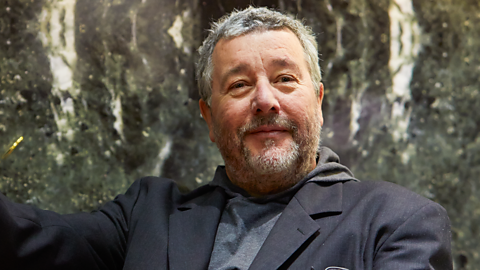 Designer Philippe Starck medium close up