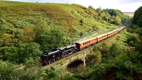Alamy The beautiful North Yorkshire Moors Railway is a heritage line that was reopened by rail enthusiasts it in the 1970s (Credit: Alamy)