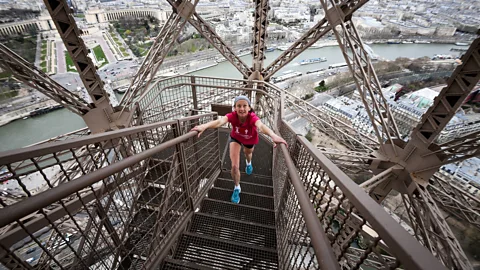 Getty Images The Eiffel Tower in Paris has 1,665 steps from the ground to the top, although only 674 of them are open to the public (Credit: Getty Images)
