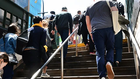 Getty Images Many of us climb stairs as an incidental part of our day, so it can be an easy way to gain health benefits (Credit: Getty Images)