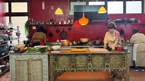 Michelle Gross Miyaguni is helping to lead a revival of Ryukyuan cuisine (Credit: Michelle Gross)
