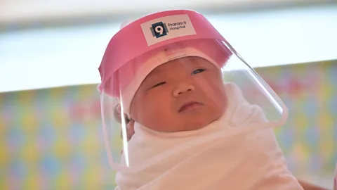 Getty Images Babies born in 2020 entered a world turned upside down but what the lasting effects on them are, if any, remain to be seen (Credit: Getty Images)