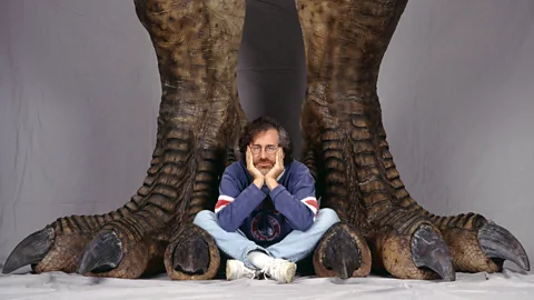 Getty Images Steven Spielberg used computer-generated imagery and practical animatronics to make onscreen dinosaurs more believable than ever before (Credit: Getty Images)