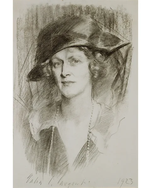 National Portrait Gallery, London Sargent's drawing of Nancy Astor captures the Viscountess's charisma (Credit: National Portrait Gallery, London)