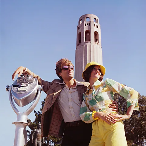 Getty Images The increase in leisure trips in mid -1800 brought destinations in warm to fashion and required lighter fabrics (credit: Getty images)