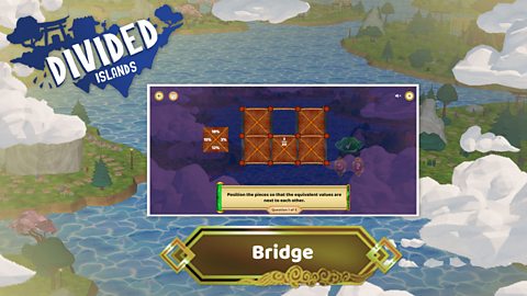 Equivalent fractions and percentages - Bridge