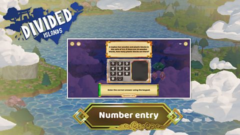Using equivalent ratios - Number entry