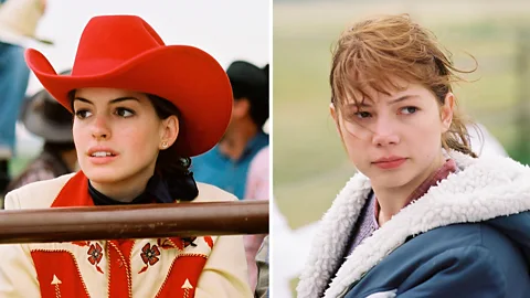 Alamy Anne Hathaway and Michelle Williams as Jack and Ennis' wives completed the quartet of bright new stars who led the film (Credit: Alamy)
