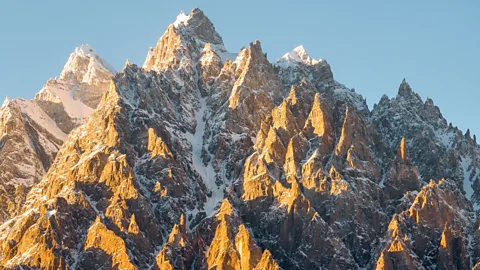 Getty Images The spectacular scenery of the Gilgit-Baltistan region attracts climbers and trekkers from around the world (Credit: Getty Images)