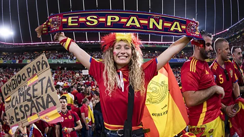 Getty Images From Barcelona to Madrid, football fandom runs deep in Spain (Credit: Getty Images)