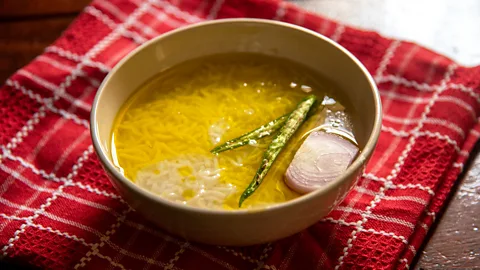 Getty Images Central to pakhala's benefits is the probiotic-rich fermented water known as torani (Credit: Getty Images)