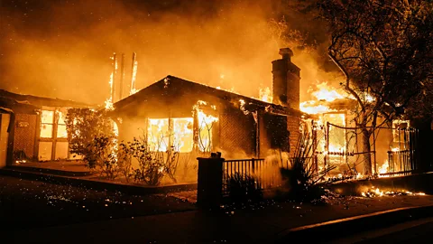 Alamy The devastating Palisades Fire covered 23,707 acres (9,594 hectares), killed 12 people and destroyed 6,833 structures (Credit: Alamy)