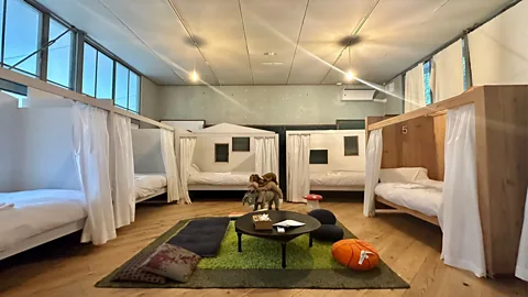 Hare to Ke Guests sleep in former school classrooms (Credit: Hare to Ke)